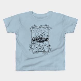 Everything is better around the campfire Kids T-Shirt